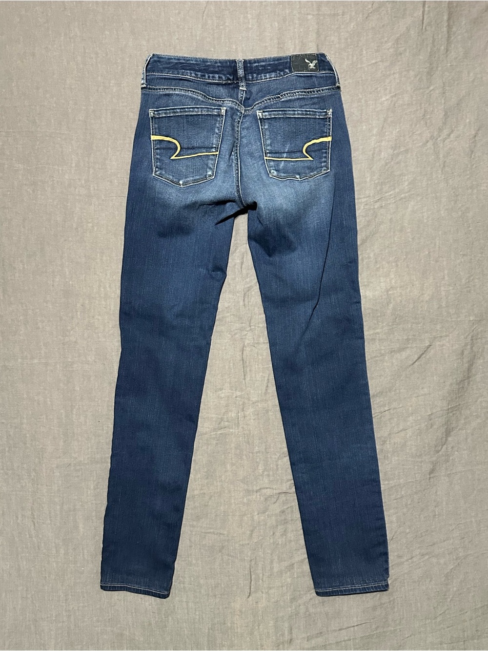 American Eagle Outfitters Skinny Jeans in Dark Blue